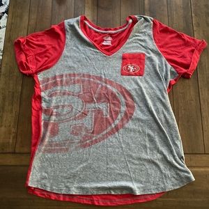 Majestic XXL 49ers Short Sleeved Top